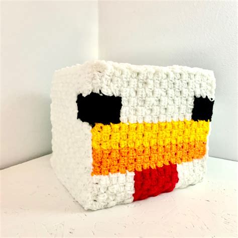 Minecraft Crochet Block Series Pattern Chicken Big Crochet Hook C C