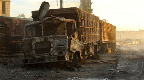 U S Officials Say Russia Probably Attacked U N Humanitarian Convoy