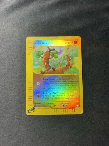 Sudowoodo Reverse Holo Ungraded Pokemon Aquapolis