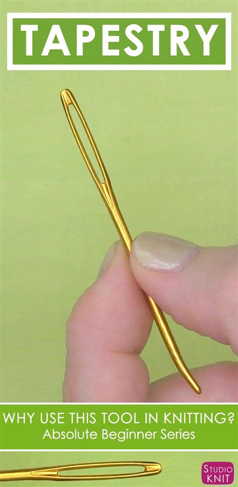 How To Use A Tapestry Needle For Knitting Tapestry Needle Crochet