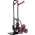 DURHAND Steel Climbing Stairs Trolley Hand Trucks 6 Wheels Foldable