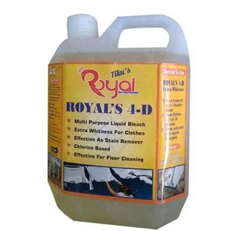 Royal Stain Remover Detergent Liquid Packaging Size 5 Litre