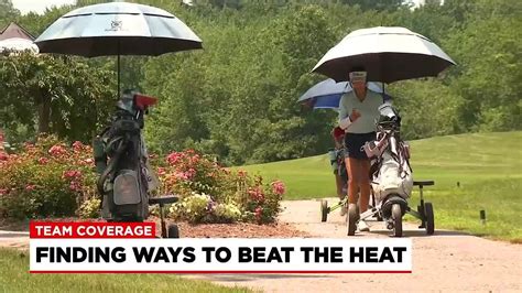 Residents Young Golfers Finding Ways To Beat The Heat Stay Safe