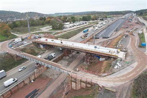 Vollsperrung zwischen den Anschlussstellen Pforzheim Süd und Pforzheim