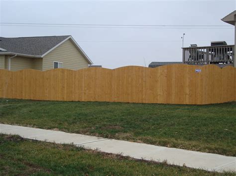 6 Solid Scalloped Wood Americas Fence Store