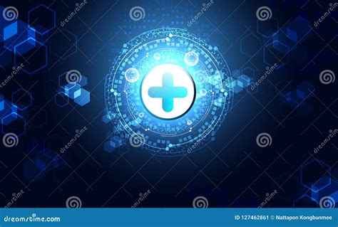 Abstract Health Science Consist Health Plus Digital Technology C Stock