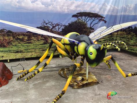 Giant Animatronic Wasp Ccaa 038 Produce Animatronic Artworks For