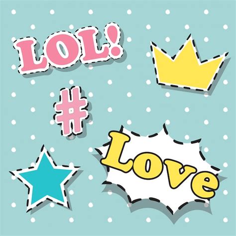 premium vector patch collection