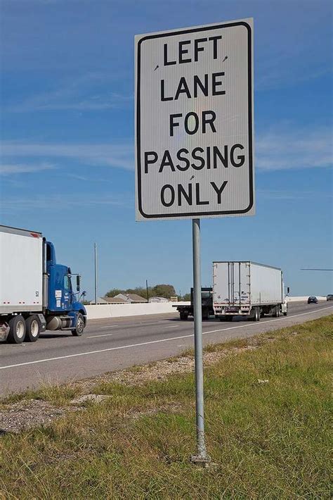 You Know The Left Lane Is For Passing But TXDOT Is Still Having To