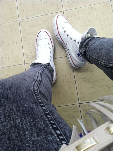 White high top converse | White high top converse, Converse, Black nikes