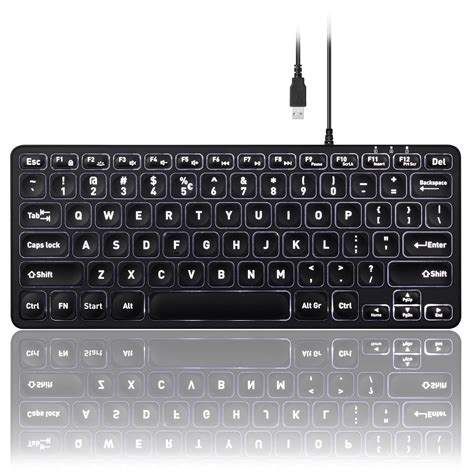 Amazon In Buy Perixx Periboard Wired Backlit Usb Keyboard Mini