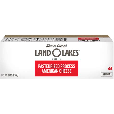 Land O Lakes® American Cheese Loaf Yellow Land Olakes Foodservice