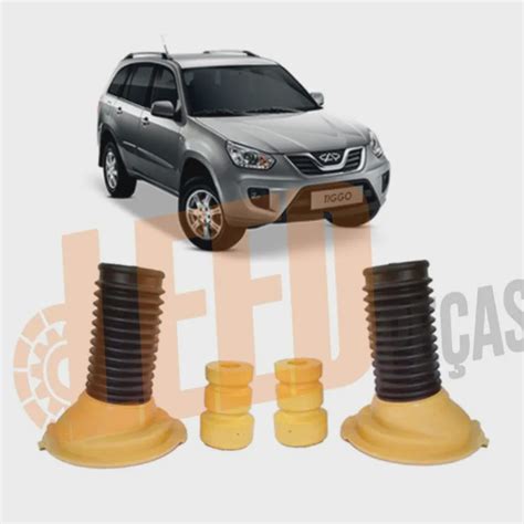 Kit Coifa Batente Amortecedor Dianteiro Chery Tiggo 2011 2012 2013 2014