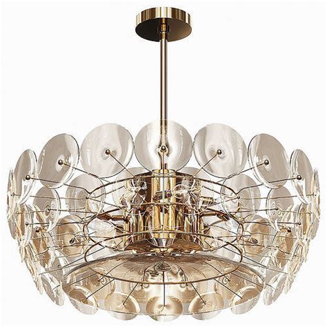 D Model Anzazo Chandelier Vr Ar Low Poly Cgtrader