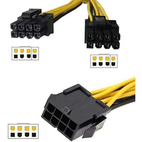 Keepro 30 cm 8 Pin To 6 2 Pin Pci Express Power Kablo 30 cm Fiyatı