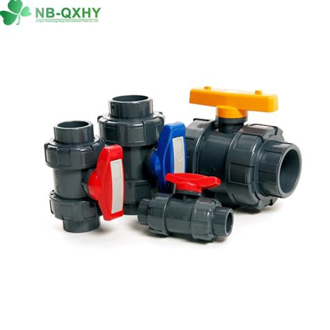 High Quality Din Ansi Bs Jis Plastic True Union Pvc Ball Valve