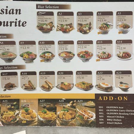 Oldtown White Coffee Menu - Korek Api