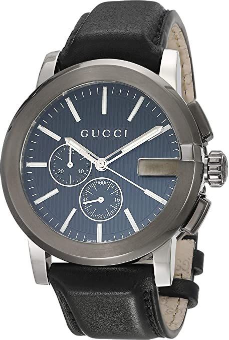 Reloj Gucci Para Hombres Pulsera De Piel De Becerro Cubierta De