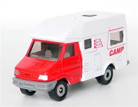 Diecast Iveco Camping Car Toy Red White Mini Scale Siku 1022 Vb1a437