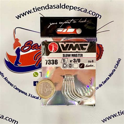 ANZUELO ACERO HI CARGON VMC 7336 SLOW MASTER NUM 3 0 Sal De Pesca