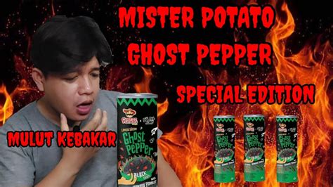 Review Mister Potato Ghost Pepper Black Crisps Limited Edition Youtube