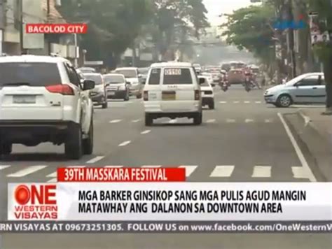 One Western Visayas Mga Barker Ginsikop Sang Mga Pulis Sa Downtown