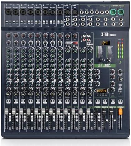 Amazon Xtuga Bx Channel Professional Stereo Audio Mixer With