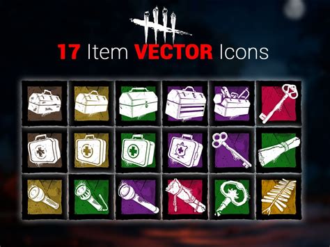 Dead By Daylight Perk Svg Icons Files For Dead By Daylight Etsy