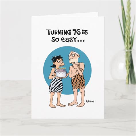 Funny 76th Birthday Greeting Card Zazzle