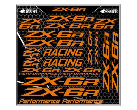 Sticker Kit For Zx R Spinningstickers