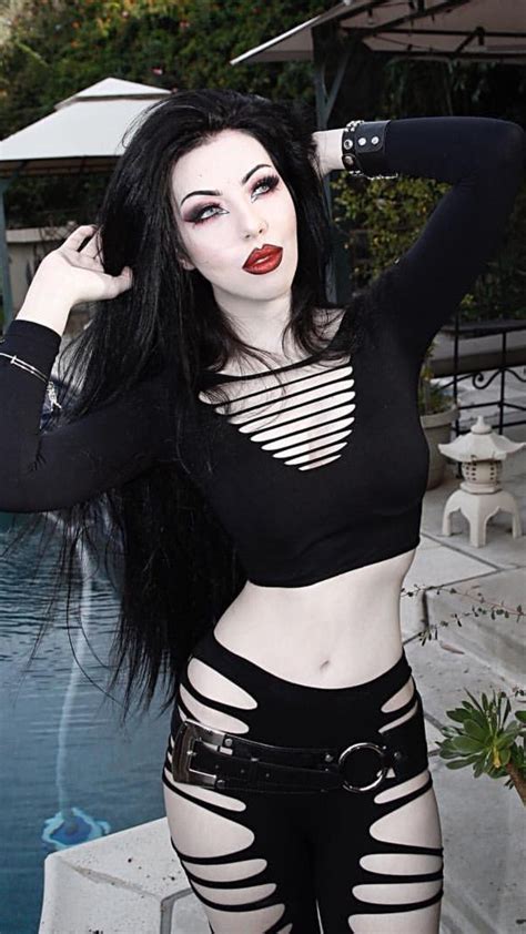 Pin By Amit Giri On Curves Goth Beauty Gothic Outfits Gothic Metal Girl