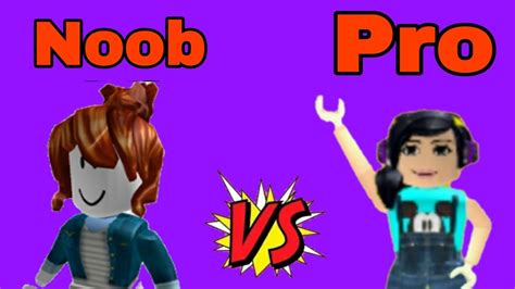 Noob Vs Pro Roblox Youtube