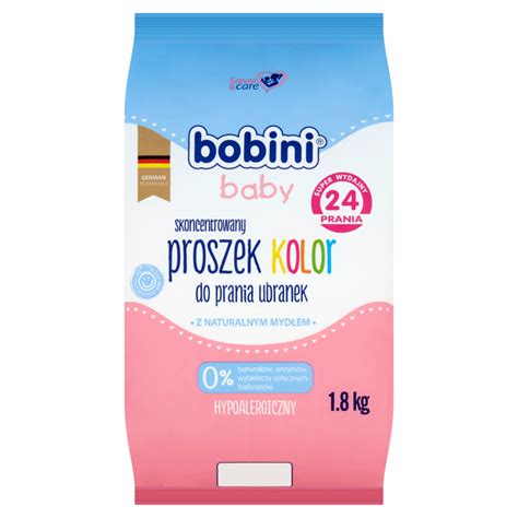 Bobini Baby Skoncentrowany Proszek Do Prania Ubranek Kolor 1 8 Kg 24