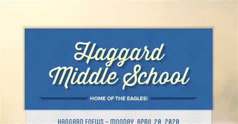 Haggard Middle School | Smore Newsletters