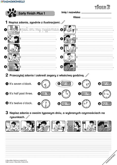 Tiger 3 Unit 5 Online Exercise For Live Worksheets