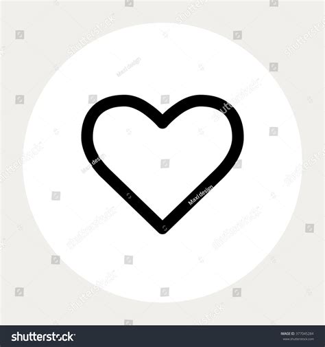 Heart Outline Iconmedical Icons Vector Illustration Stock Vector ...