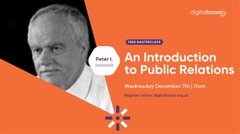 An introduction to public relations with Journolink, Wednesday 7th Dec 2022 | Enterprise Nation