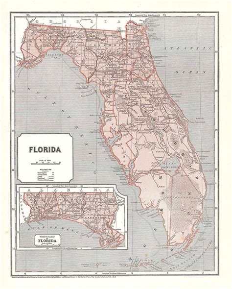 Florida.: Geographicus Rare Antique Maps