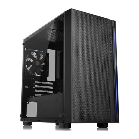 Gabinete Thermaltake Versa H18 Ventana Lateral Negro Micro ATX