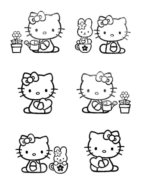 Kolorowanki Hello Kitty Do Druku Sl