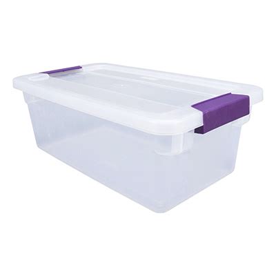 Caja De Pl Stico L Transparente The Home Depot M Xico