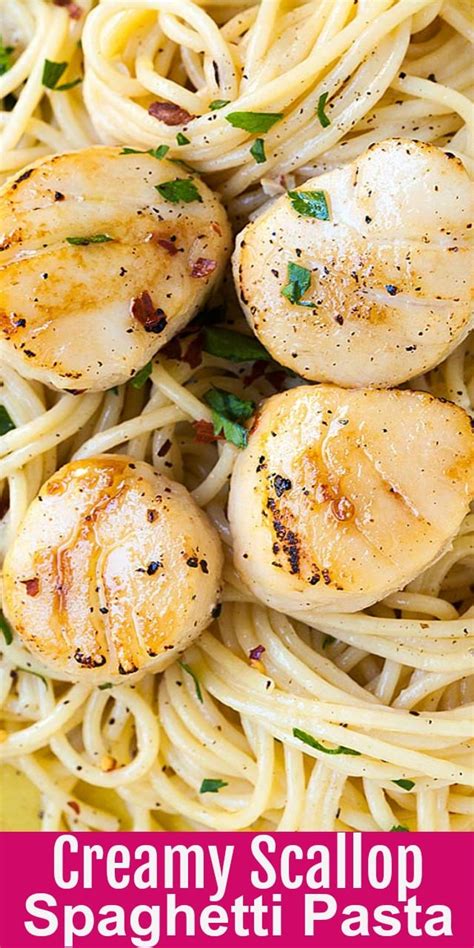 Creamy Scallop Pasta | Easy Delicious Recipes