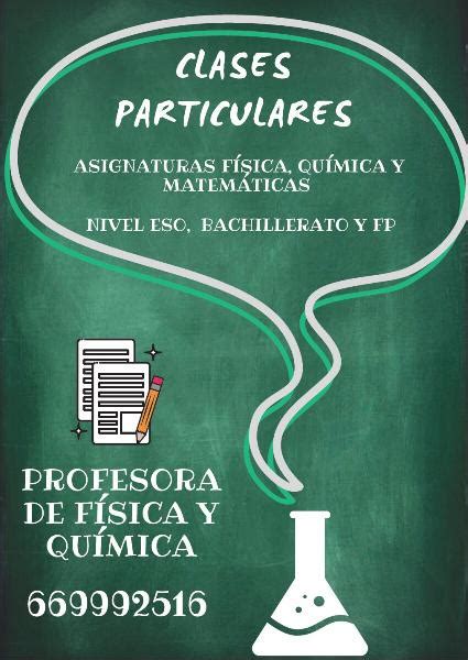 Clases de física química y matemáticas en Santa Cruz De La Palma