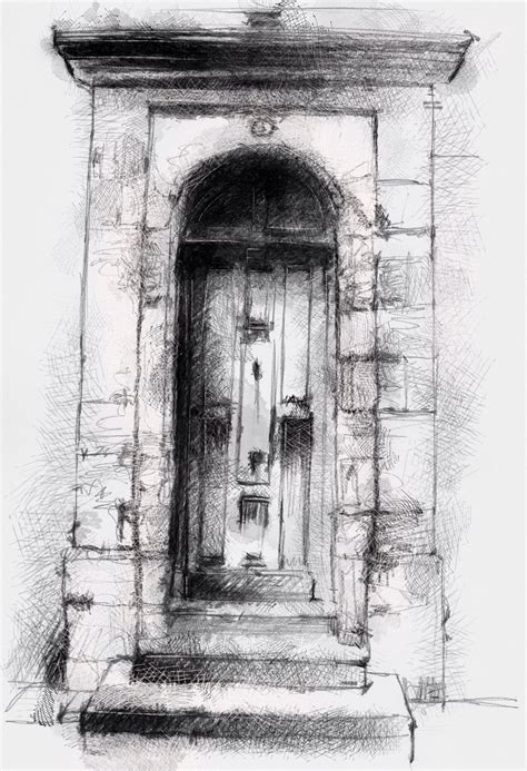 Old Door Watercolor Architecture Architecture Images Art World