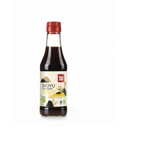 Sos De Soia Shoyu Ginger Thai Eco Bio 250 Ml Lima Minuneanaturii Ro