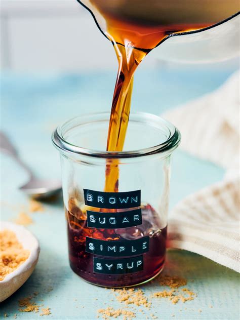 Brown Sugar Simple Syrup - Evergreen Kitchen