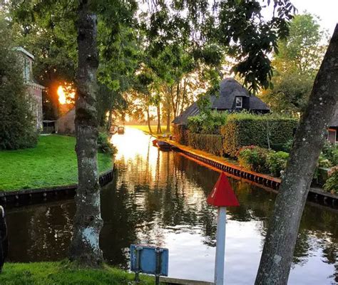 The water street magical town in Holland