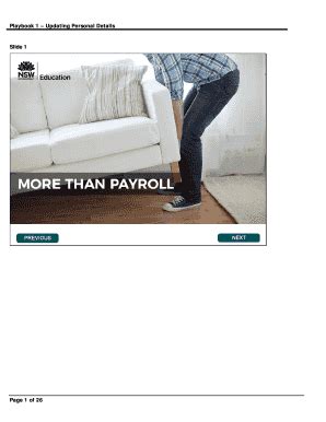 Fillable Online Playbook Updating Personal Details Fax Email Print