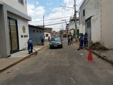 Secretaria De Servi Os P Blicos Realiza Mutir Es De Limpeza Em Ruas E