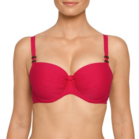 Bikini balconnet rembourré rouge Prima Donna Maillot Fitancy